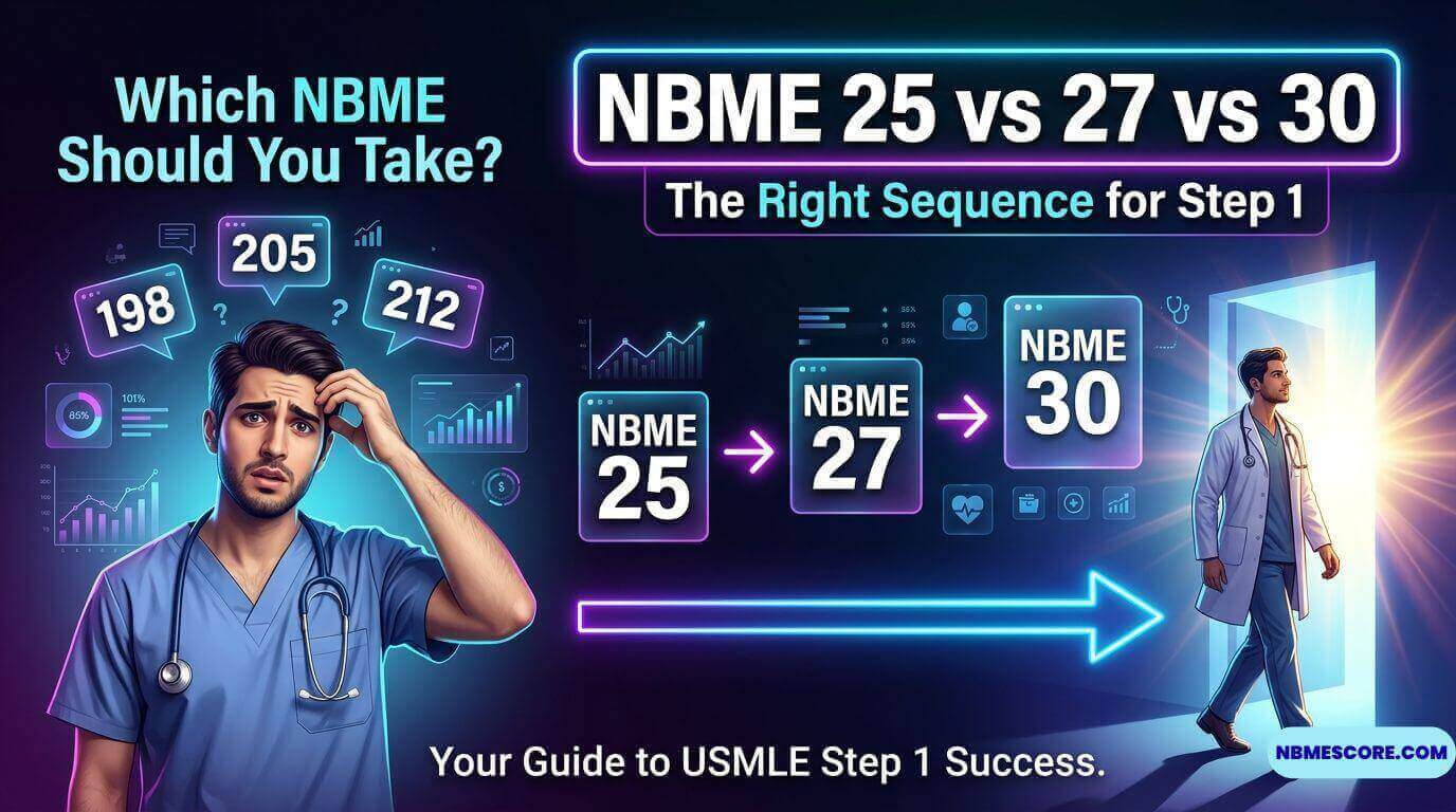NBME 25 vs 27 vs 30 which form to take Step 1 2026